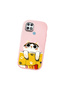 Oppo A15/A15S Compatible Shock-Absorbing Camera Protected Pink Silicone Case - 3