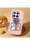 Pink Silicone Case Compatible with Mi 15t Pro with Shock-Absorbing Camera Protection - 2