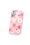 Pink Silicone Case with Shock-Absorbing Camera Protections Compatible with iPhone X/Xs - 3