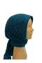 Practical Pleated Shawl - Petrol - 2