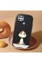 Oppo A15/A15S Compatible Black Silicone Case with Shock-Absorbing Camera Protections - 2