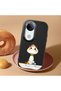 Vivo V50 Compatible Shock-Absorbing Camera Protected Black Silicone Case - 2