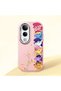 Vivo V50 Lite 4G/5G Compatible Shock-Absorbing Camera Protected Pink Silicone Case