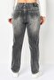 Women Regular Fit Washed Stretchable Jeans, Grey - 4
