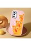 Oppo A54S Compatible Shock-Absorbing Camera Protected Pink Silicone Case - 2