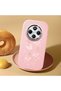 Redmi A4 Compatible Shock-Absorbing Camera Protected Pink Silicone Case - 2