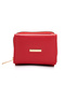 Women's Small Wallet Zippered Card Holder Mini Wallet Multi-Compartment Stylish Leather Look Red - 5