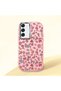 Pink Silicone Case with Shock-Absorbing Camera Protection Compatible with Samsung Galaxy S22