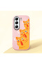 Pink Silicone Case with Shock-Absorbing Camera Protections Compatible with Tecno Camon 40 (Cm5)