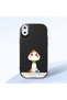 Black Silicone Case Compatible with iPhone XS Max with Shock-Absorbing Camera Protections