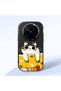 Vivo X200 Pro Compatible Shock-Absorbing Camera Protected Black Silicone Case