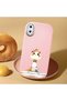 Pink Silicone Case with Shock-Absorbing Camera Protections Compatible with iPhone X/Xs - 2