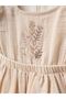 Embroidered Muslin Baby Girl Dress - 3