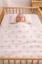 Muslin Baby Blanket 120 cm X 120 cm – Natural Palm Minimal Leaf Patterned Multi-Purpose Blanket - 7