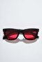 Belen Black Red Men's Sirkadiyen Balance Glasses - 4