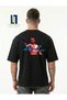 Nate diaz designed men's black oversize t-shirt | 100% cotton | premium print