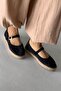 Tobias Genuine Leather Black Suede