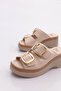 2613803Y Women's Leather Slippers - 4