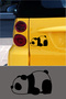 Tired Panda Official Auto Car Glass Sticker Decal for Computers,Trucks, Motorcycles - 4