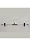 10 Pieces of Nickel-Coated Hangers, Galvanized Wire, Skirt and Trouser Hangers 40 cm - 3