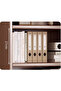 Modern Solid Wood Bookshelf Floor Rack Wall Mounted Corner Storage Bookcase - 3