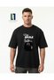 Nate diaz designed men's black oversize t-shirt | 100% cotton | premium print