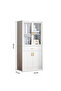 Multi-Layer Storage Bookshelf Rack Stylish Living Room Home Storage & Display Cabinet - 2