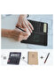 S3 Smart Folding Calculator with Writing Pad Dual Power Solar Battery Office School Use - 3