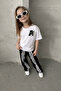 Girl's Stripe Detailed Tracksuit Set - 2
