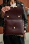 Retro Style Genuine Leather Hand-Held Crossbody Women's Bag - 6
