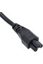 3 Pin UK IEC 320 C5 Power Cord Lead Plug Cable For Laptop Adapter Charger Electric Equipment 1.8M - 5