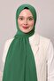 Medina Silk Shawl - Grass Green - 3