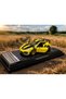 Porsche 911 Gt2 Cabriolet Striped Diecast Model Car 1:26 Scale with Stand Special Car Yellow
