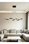 مصباح معلق بسيط للمطاعم - تصميم LED ملتوي للاستخدام المنزلي وتناول الطعام