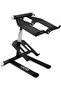 Laptop/Controller Stand Aluminium Black