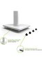 SP32PLW 32" Bookshelf Speaker Stands, White - 4