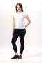 Short Cap Sleeve Gülizar Şile Bezi Summer Embroidered Blouse White Byz - 5