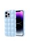 iPhone 14 Pro Max Case Shiny Flexible Silicone Tgco Dom Dom Cover - Blue