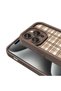 iPhone 14 Pro Case with Camera Protection Printed Back Surface Tgco Classy Cover - White - 6