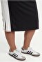 Women's Plus Size Extra Comfortable Fit Black Dress with White Line Trim - 5