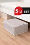 5 Pieces Under-Bed Storage Organizer Box