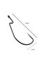 100 Pcs Fishing Hooks, Strong Sharp Soft Bait Jig Fish Hooks - 2