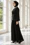 Shiny Chiffon Stone Detailed Plus Size Hijab Evening Dress Tbs968 - 5
