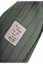 Organic Muslin Children's Scarf 25X140 cm Green Double Striped - 2