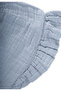 Tied Ruffled Organic Muslin Baby Hat 0-2 Years a Blue - 2