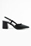 Aurelia Black Open Back Evening Dress Heeled Shoes