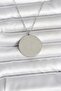 316L Steel Silver Color Ayetel Kursi and Allah Written Necklace