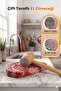 Double-Sided Hornbeam Wood Meat Tenderizer - Meat Pounder with Stainless Steel Head
