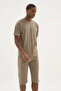 New Season Men's Modal-Cotton Crew Neck Capri Set - 5