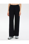 W essential wide leg sweatpant women's black sweatpants s2610152-3817